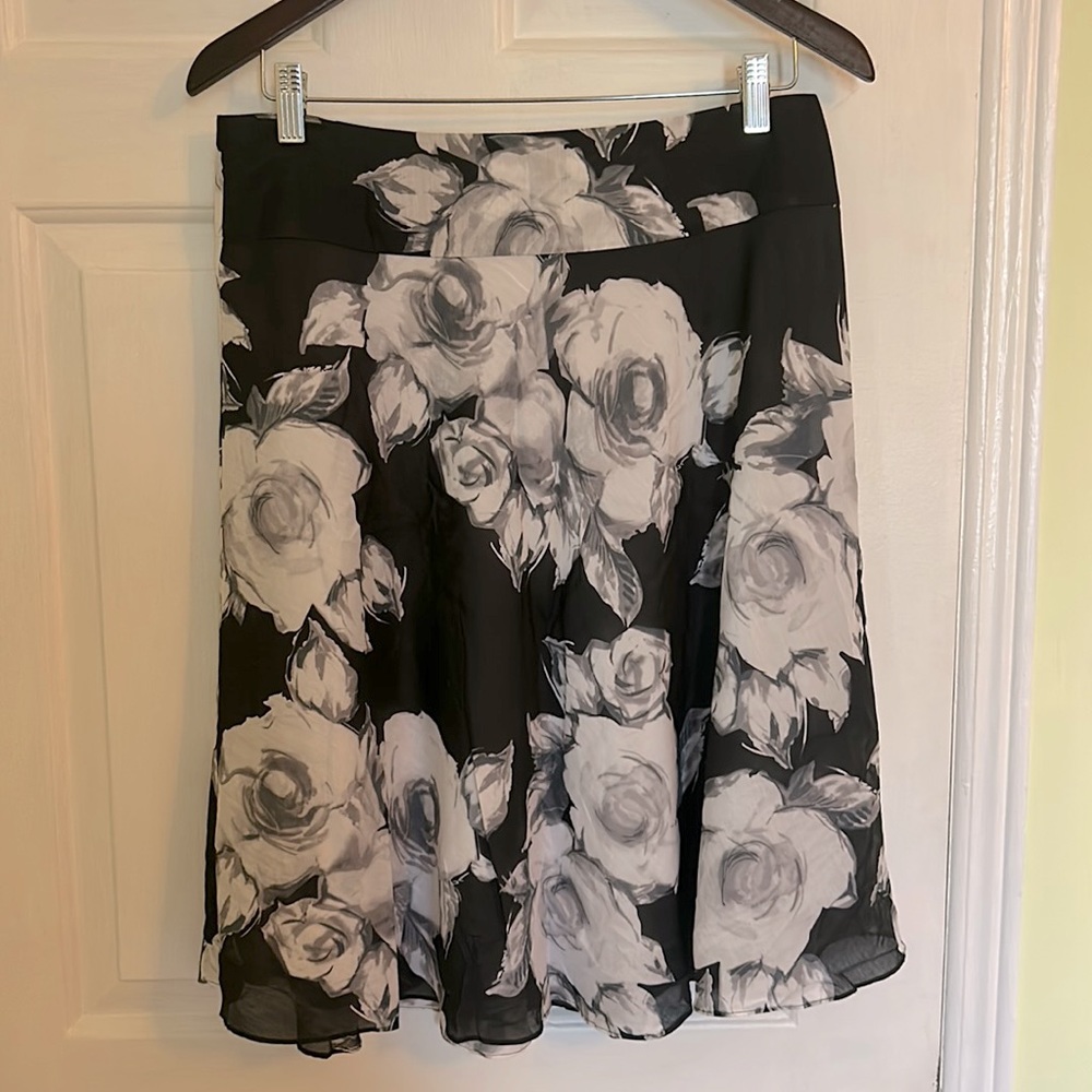 Black and white skirt